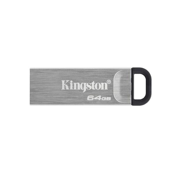 Kingston dtkn 64gb datatraveler kyson, 64 gb, usb 3.2, 200 60 mb s, capless, silver