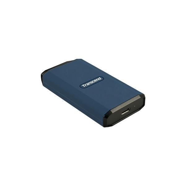 Transcend transcend ts2tesd410c esd410c external ssd, 2 tb, usb 20gbps, type c, 2000 mb s, blue