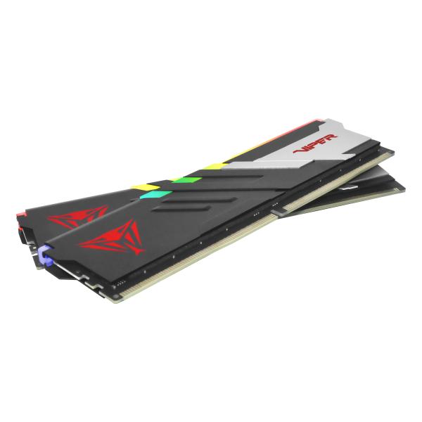 Patriot patriot pvvr532g600c30k viper venom rgb dimm dual kit, 32 gb, ddr5, 6000mts, cl30