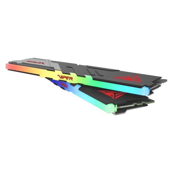 Patriot patriot pvvr564g600c30k viper venom rgb dimm dual kit, 64 gb, ddr5, 6000mts, cl30