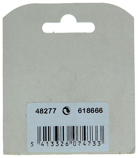 Mack 1014263 - raamschuif met ronde knop, bichromaat a 60 - b 10 mm | 5 stuks