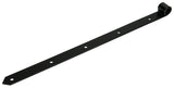1013728 - enkel luikscharnier zwart 50 cm dia 18 mm | 6 stuks