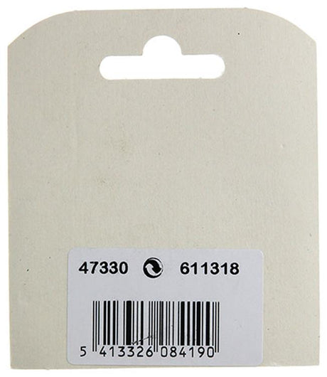 Mack 1013797 - 4 hoekverbinders mini wit | 5 stuks