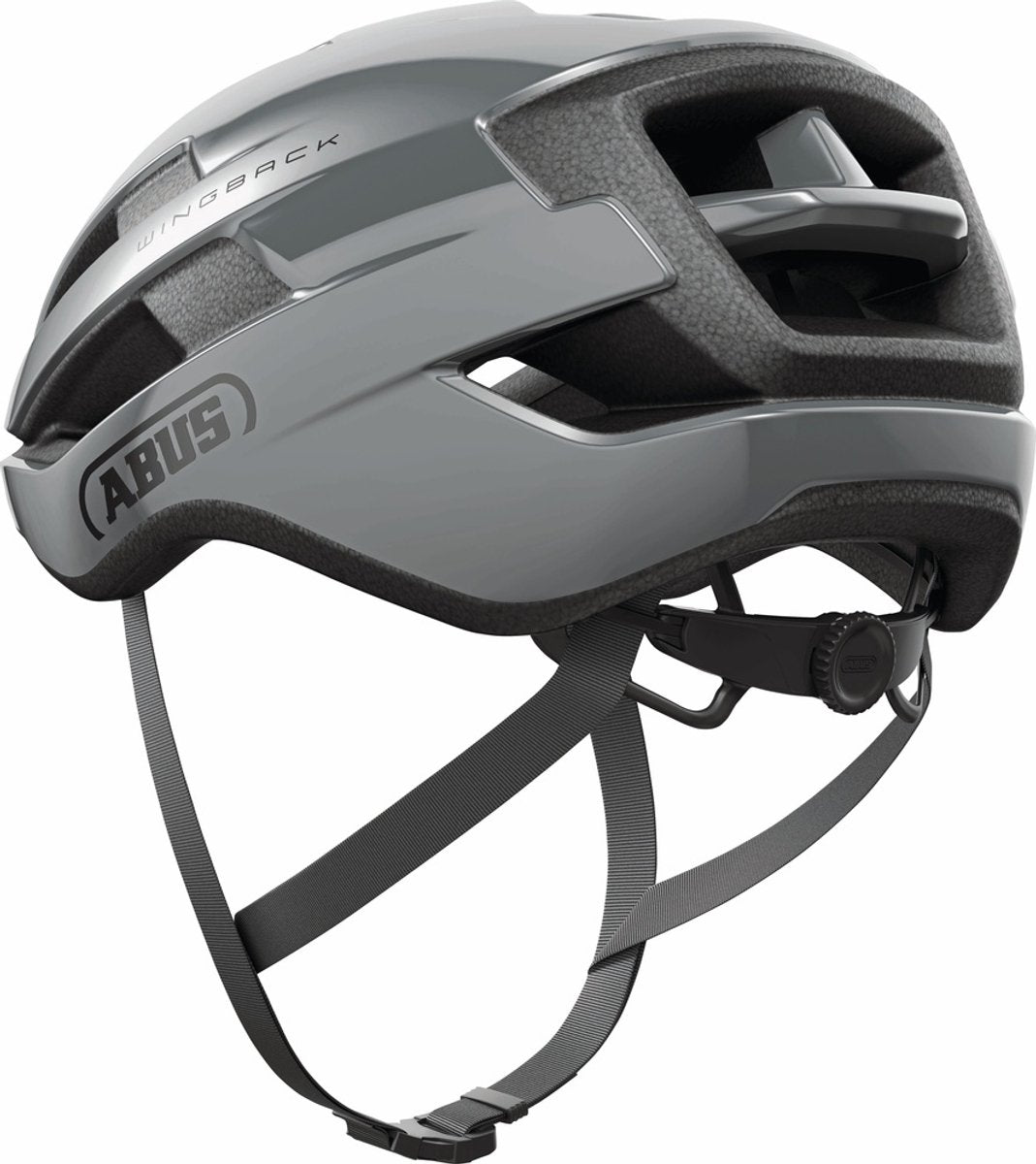 Abus wingback fietshelm race grey