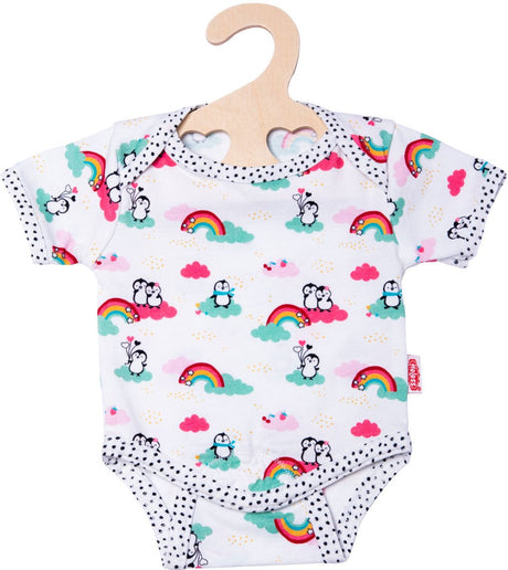 Heless poppenromper penguin dots 28-35 cm katoen wit