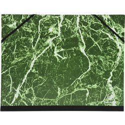 Tekenmappen met elastische banden 625e groen
