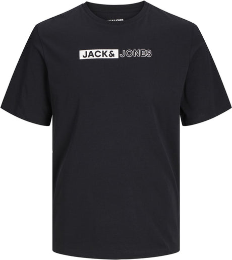 Jack jones jack jones plus jjecorp logo tee play ss o-n noos pls heren t-shirt - black play 5
