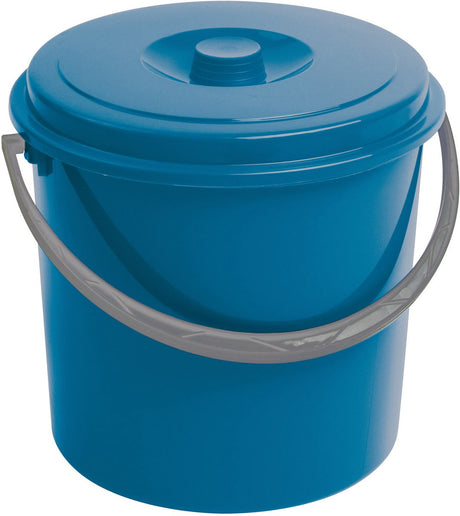 Curver - emmer met deksel 10l - comfortabele handgreep - blauw, 235232