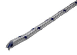 Mack 1014934 - pp gevlochten wit blauw bobijn4mm 50m | 5 stuks
