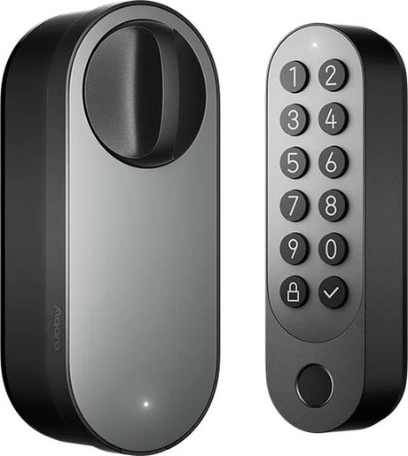 Aqara smart lock u200 kit - zwart - slim deurslot - vingerafdruk pincode - apple home key - bluetooth matter