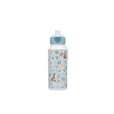 Mepal pop-up drinkfles campus little dutch - 400 ml - sluit goed af - drinkbeker voor kinderen - forest friends