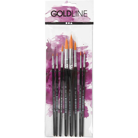 Creativ company https: www.cchobby.nl gold-line-penselen-afm-0-1-2-4-8-12-18-22-l-16-5-21-cm-b-1-8-mm-rond-8-stuk-1-doos