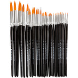 Creativ company https: www.cchobby.nl gold-line-penselen-afm-0-1-2-4-8-12-18-22-l-17-21-5-cm-b-1-7-mm-rond-36-stuk-1-doos