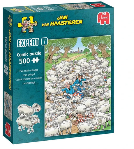 Jan van haasteren - expert 7 - lam gelegd - 500 stukjes puzzel - legpuzzel