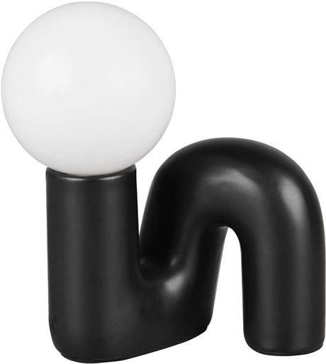 Rl live your light reality quinn - tafellamp - zwart - excl. 1x g9 3 w - snoerschakelaar
