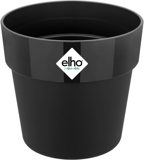 Elho b.for original rond 16 - bloempot voor binnen - 100% gerecycled plastic - ø 15.9 x h 14.6 cm - living black