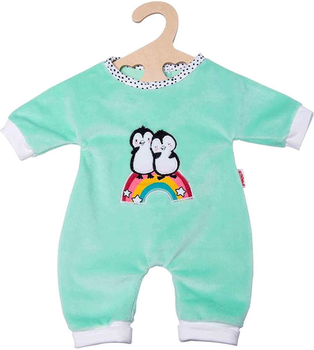 Heless poppen romper fluffy pinguin, 28-35 cm
