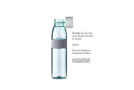 Mepal waterfles ellipse 500ml vivid blue