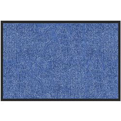 Droogloopmat color your life rhine blauw