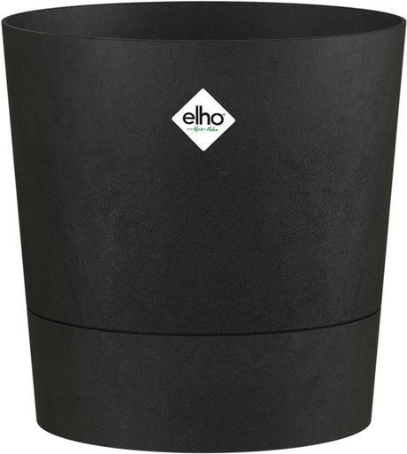 Elho foss rond 30cm - bloempot voor binnen - 100% gerecycled plastic - ø 29.5 x h 29.1 - living black