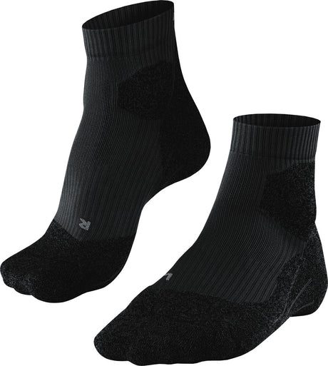 Falke ru trail anti-blaar functioneel materiaal hardloopsokken dames zwart - maat 39-40