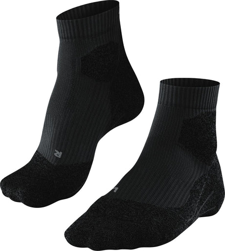 Falke ru trail anti-blaar functioneel materiaal hardloopsokken heren zwart - maat 39-41