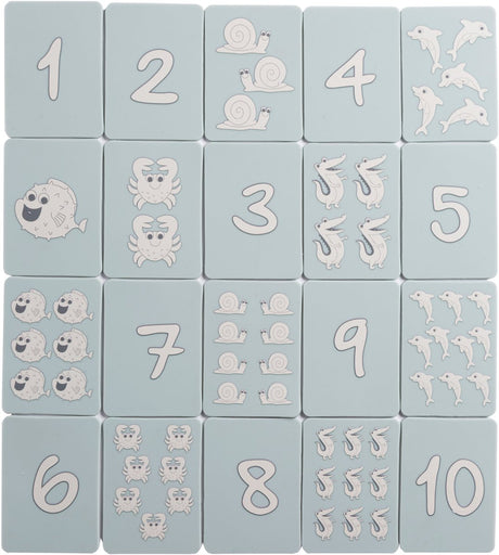 Scrunch speelkaarten - blauw - opvouwbaar - recycleerbaar