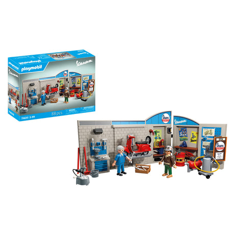 Playmobil 60s vespa garage - 71621