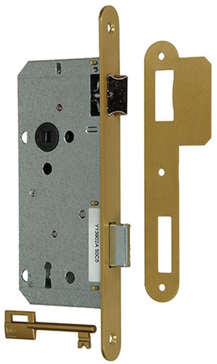 Yale 1019066 - 1 insteekslot vermessingd a1390 2ag bb 50mm | 1 stuks