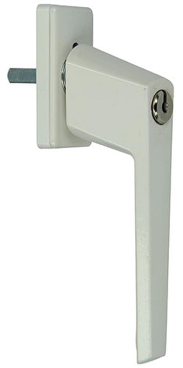 Yale 1019088 - 1 raamkruk met cilinderslot, wit | 2 stuks