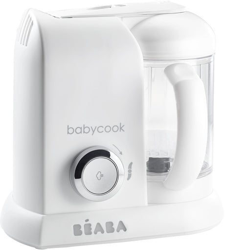 Béaba babycook solo® - foodprocessor - 4-in-1 stoomkoker blender - babyvoeding bereider - 1100 ml kom - wit zilver