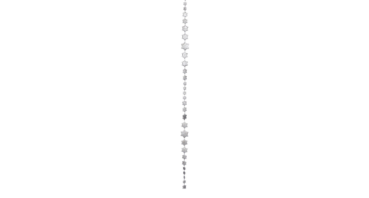 Slinger ster zilver - l180xb3xh1cm