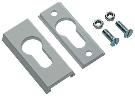 Yale 1019119 - 1 beveiliging profielcil.pz 9mm alu-wit | 2 stuks