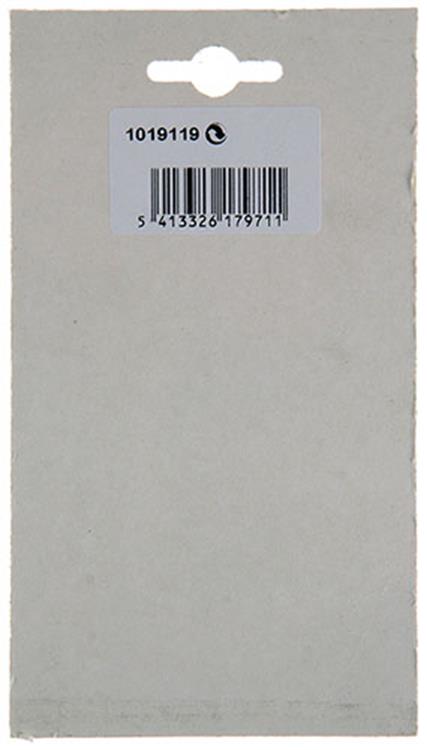 Yale 1019119 - 1 beveiliging profielcil.pz 9mm alu-wit | 2 stuks