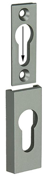 Yale 1019122 - 1 beveiliging profielcil.pz 9mm alunatur | 2 stuks