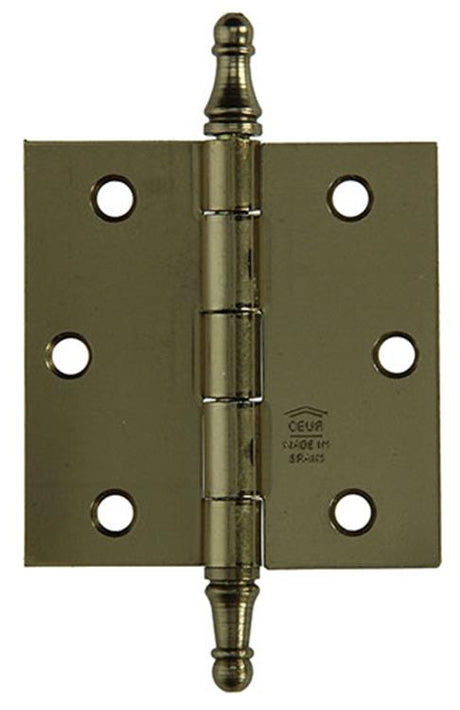 Yale 1019146 - 3 vaasknopscharnieren verbronsd 76x76mm | 2 stuks