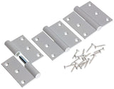 Yale 1019159 - 3 paumellen alu wit rechte hoek links 80x80mm | 2 stuks