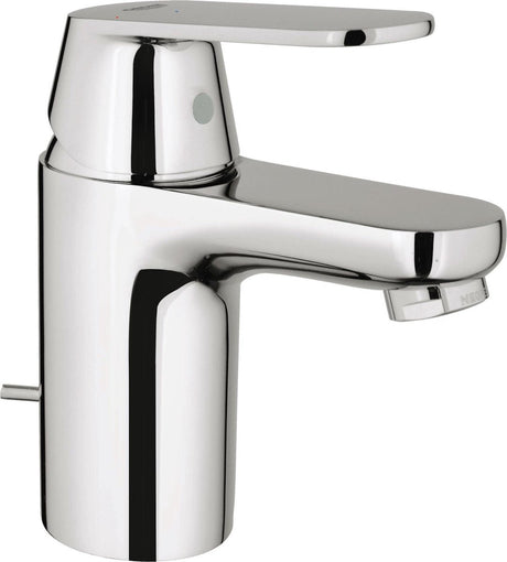 Grohe eurosmart cosmopolitan wastafelkraan - lage uitloop - met trek-waste - chroom - waterbesparend