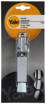 Yale 1019208 - 1 deurstop zilverkleurig h=130mm | 3 stuks