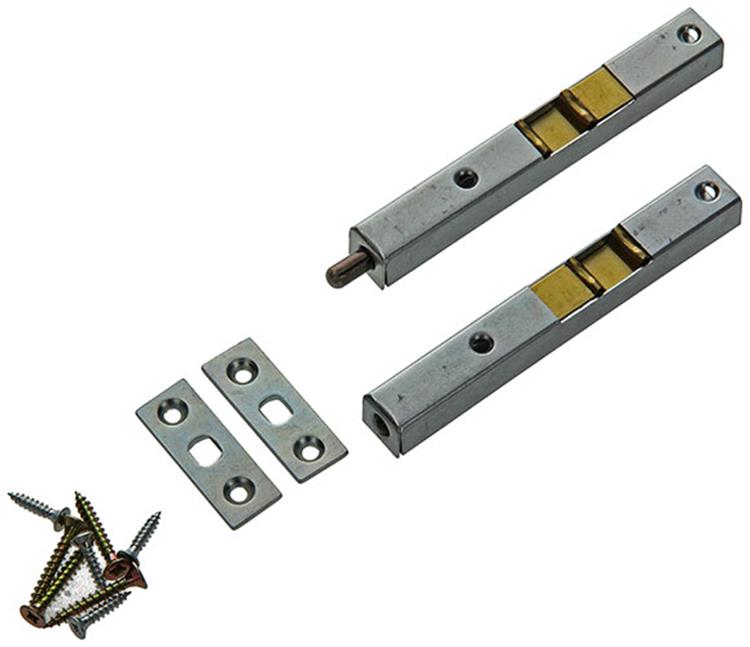 Yale 1019212 - 2 buisschuiven verzinkt 11x13mm 100mm | 2 stuks