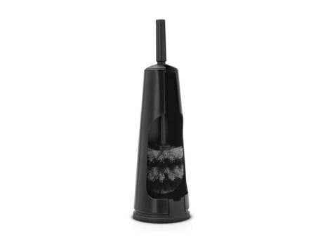 Brabantia toiletborstel en houder zwart dia.12x42cm