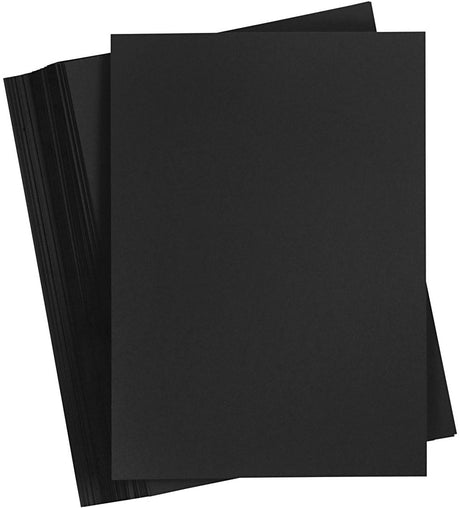 Creativ company https: www.cchobby.nl gekleurd-karton-a5-vel-148x210-mm-200-gr-zwart-100-vel-1-doos