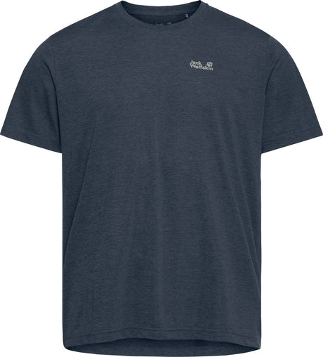 Jack wolfskin wildtrail t-shirt heren - heren korte mouw - midnight sky