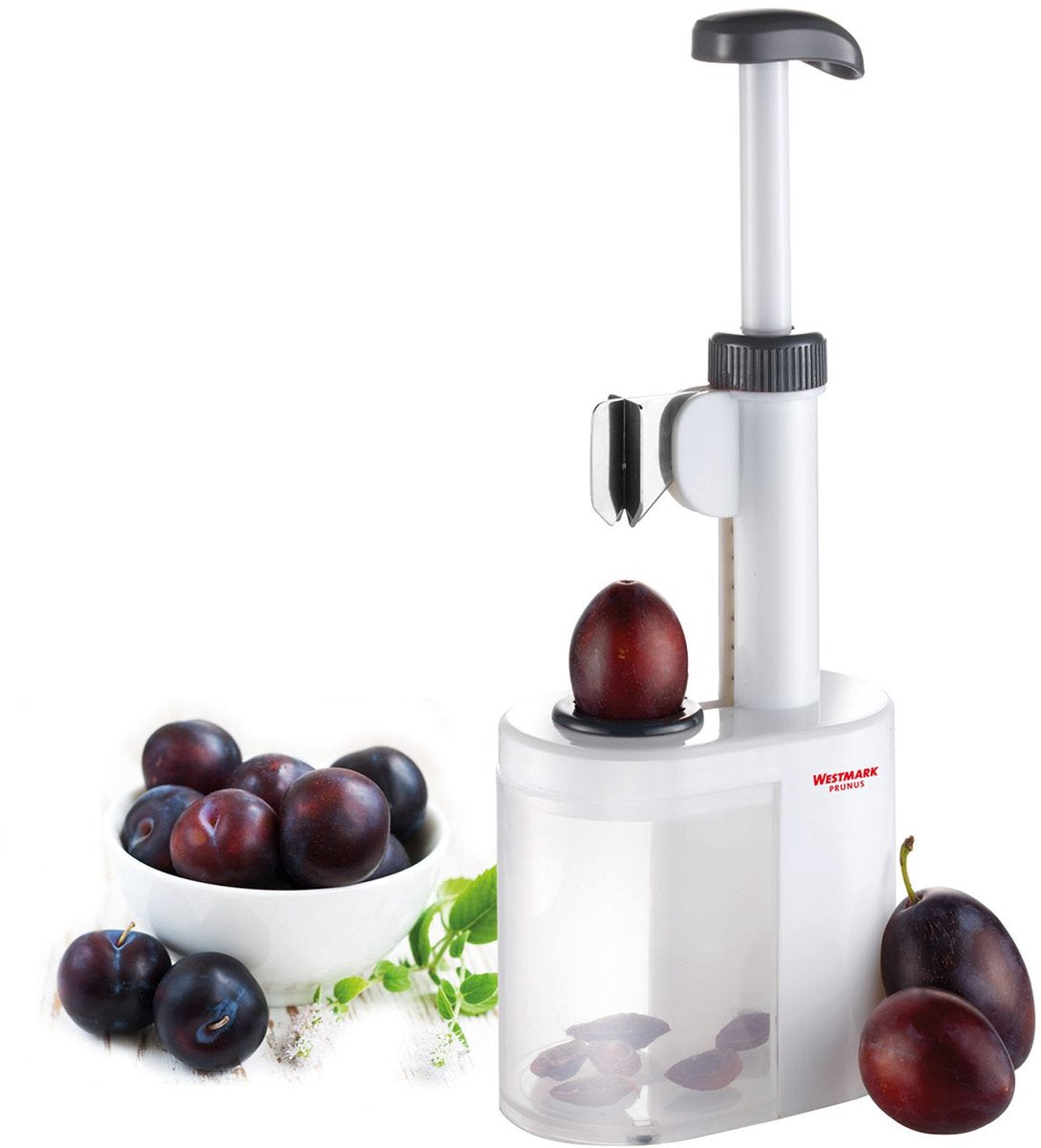 Westmark prunus pruimenontpitter - 11 x 7 x 26,5 cm - wit