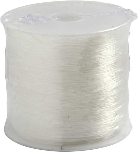 Creativ company elastisch nylon draad, 0,5 mm 10 m