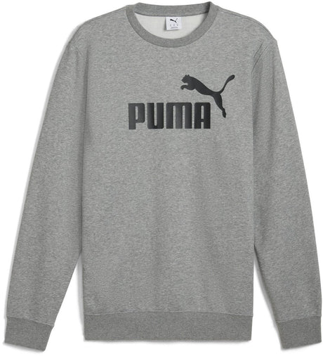 Puma ess no. 1 logo crew fl heren trui - medium gray heather