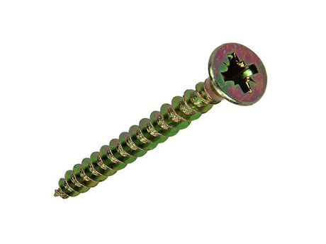 Mack 1017233 - spaanplaatschroef vz kop geelverz.22 st 4,0 x 30 mm | 10 stuks