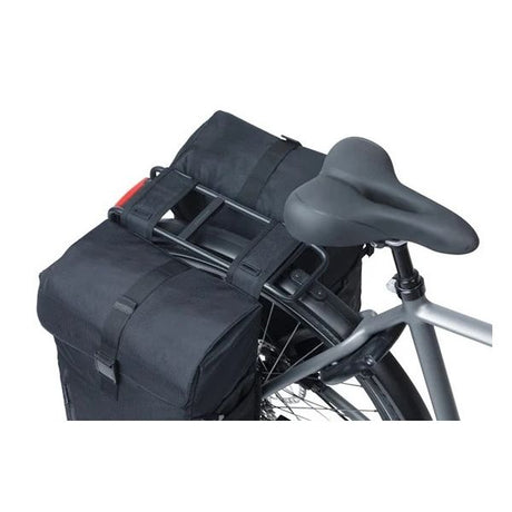 Basil tas move dubbel zwart | 30l
