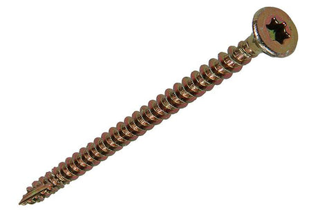 Mack 1017300 - spaanplschr.vzkop-zelfb. geelverz. 12 st 4,0 x 60 mm | 10 stuks