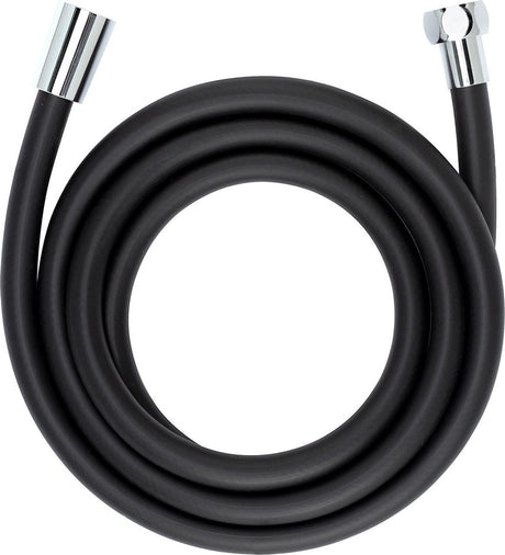 Wenko doucheslang design - 175cm - mat zwart - anti-twist - glad oppervlak
